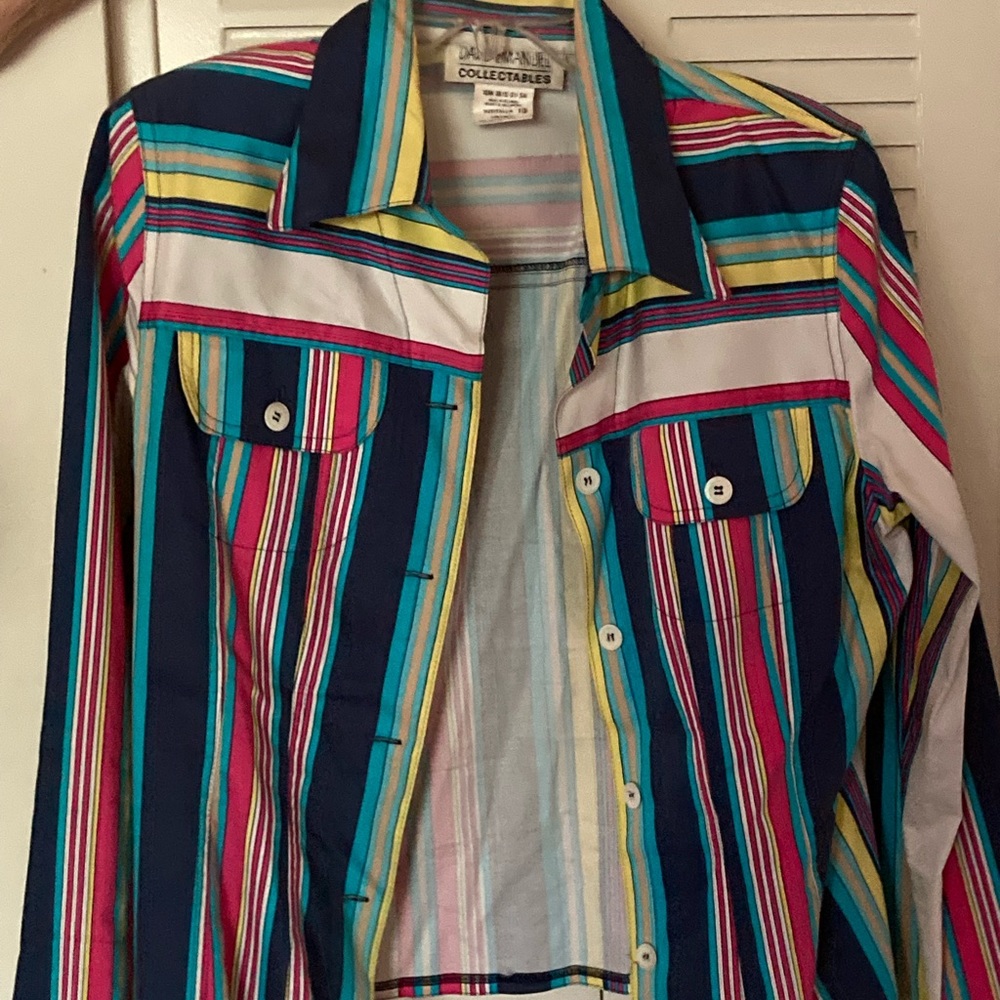 David Emanuel Striped Suit